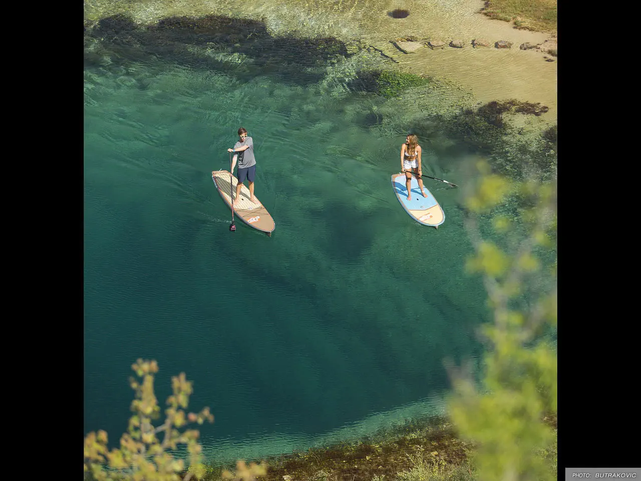 Prancha de SUP de pesca - OUTBACK - JP Australia - em madeira / em EPS