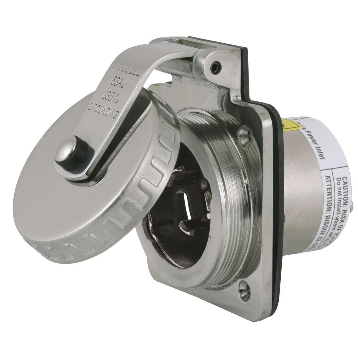 Tomada elétrica para píer HBL363SSX Hubbell Marine Electrical