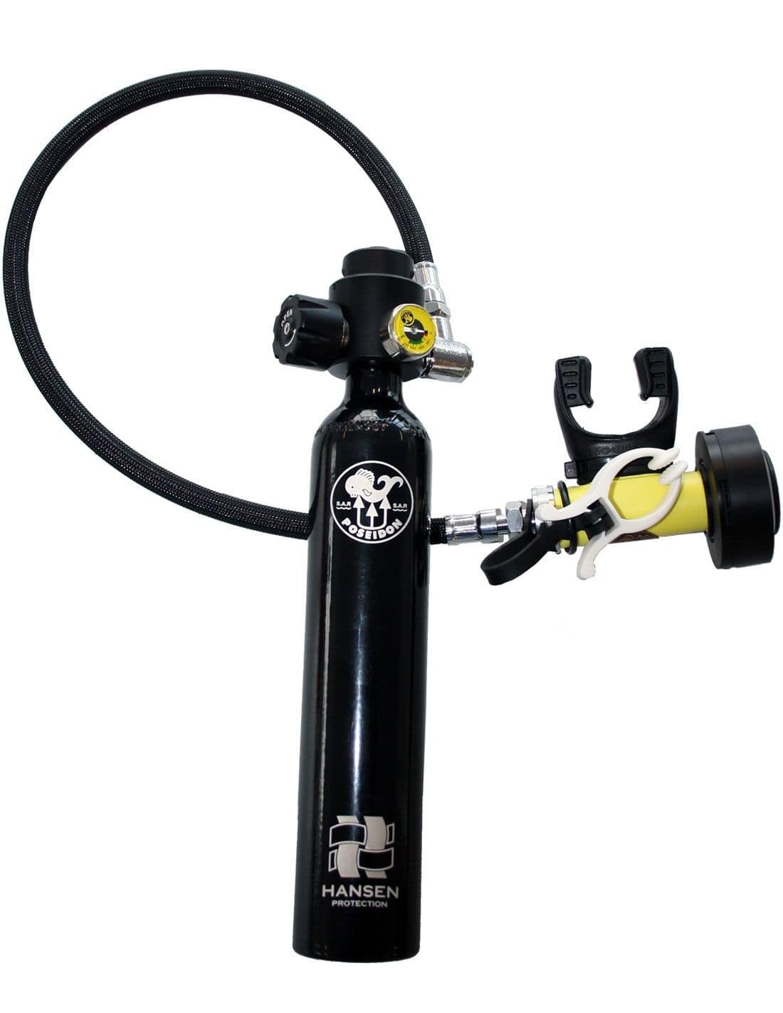 Cilindro de mergulho oxigênio SeaAir EBS II Hansen Protection AS de emergência Cilindro de mergulho oxigênio SeaAir EBS II Hansen Protection AS de emergência