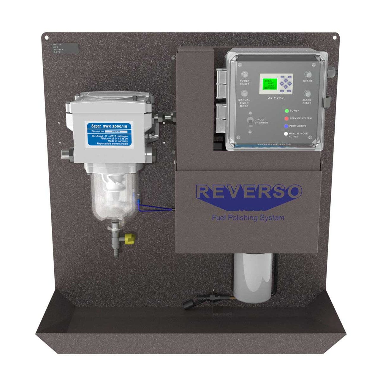 Sistema de limpeza de combustível AFP210110V Reverso Pumps LLC