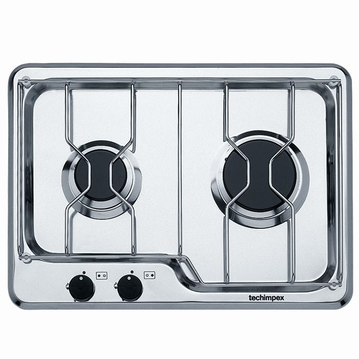 Cooktop a gás SEAFARER2 Techimpex para barco / 2 bocas / de embutir