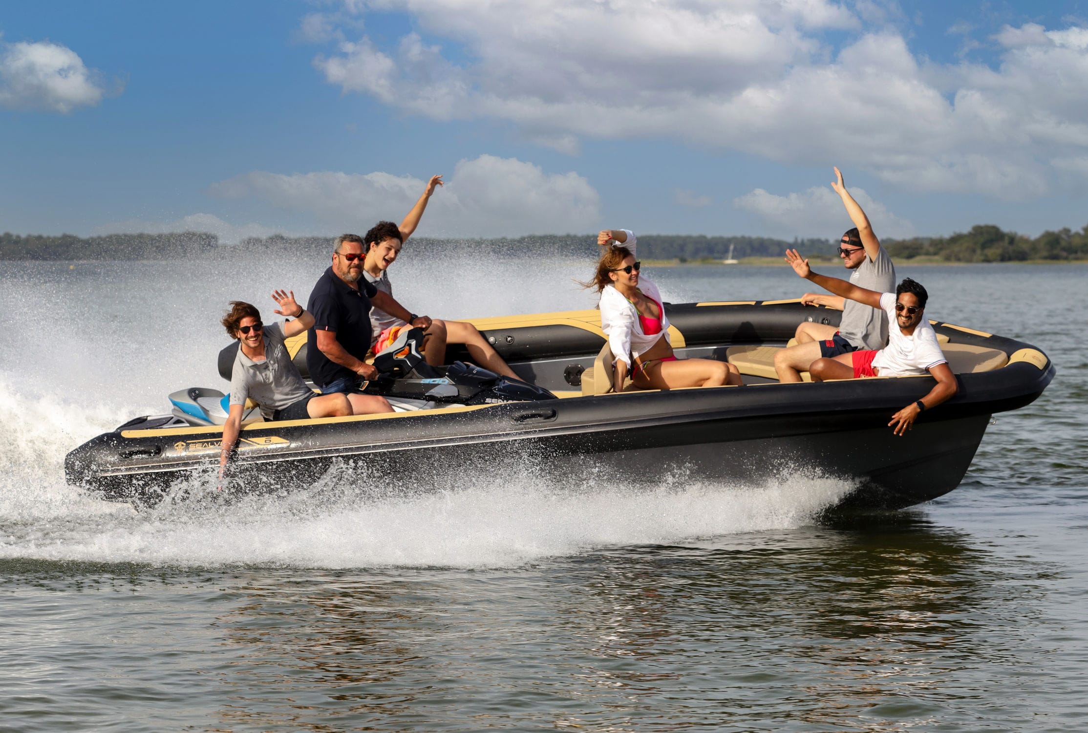 Barco inflável com propulsão por jet-ski - Z6 HEVO LINE - SEALVER