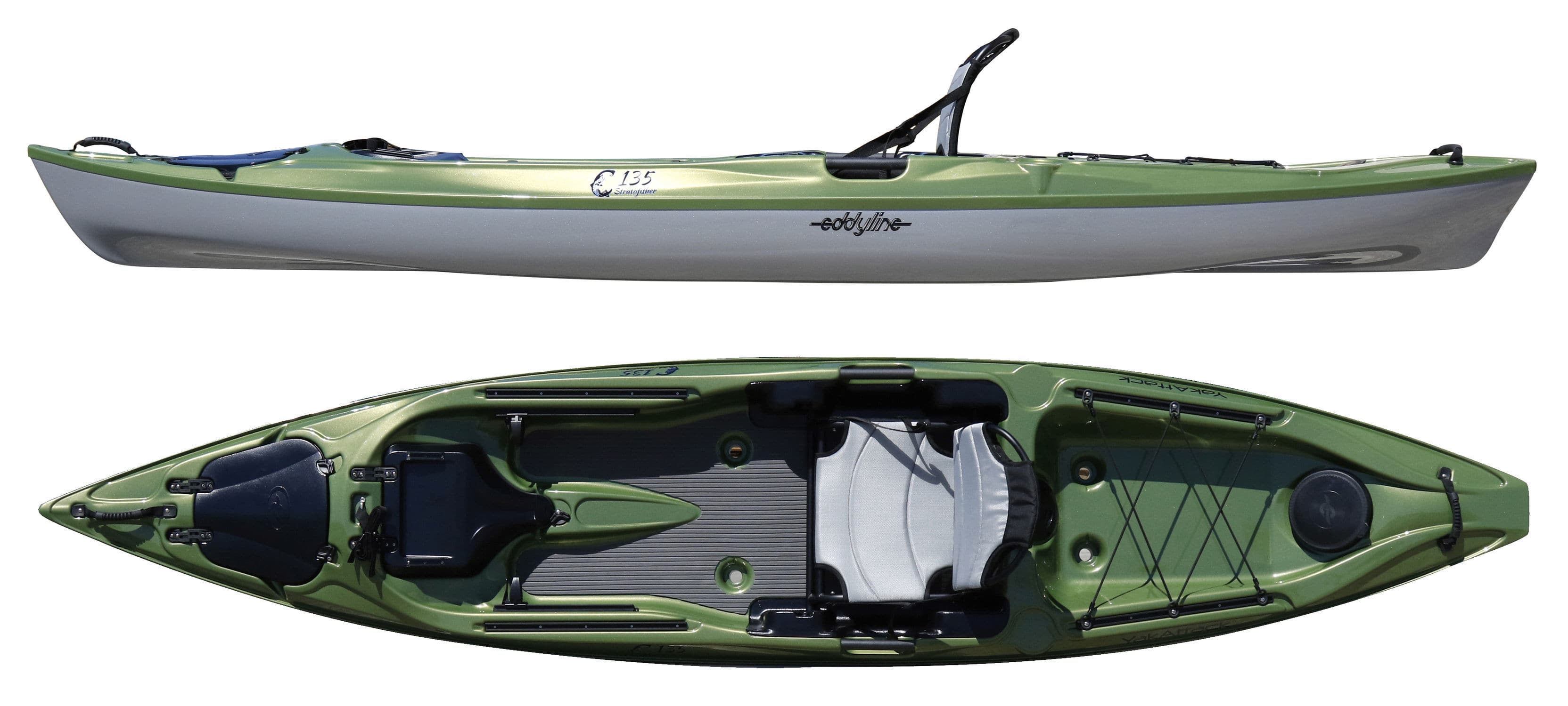 Caiaque oceânico C135 Eddyline Kayaks para adulto / individual