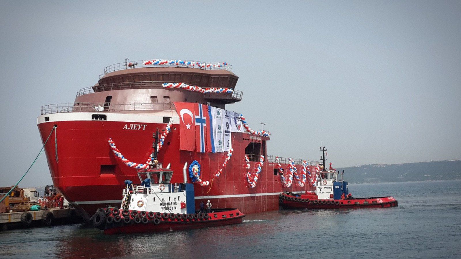 Navio De Apoio Offshore Quebra Gelo Ajieyt Cemre Shipyard Dnv Gl