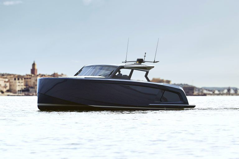 VQ Vanquish 26 ネイビー Iate a motor de cruzeiro - 58 - Vanquish Yachts - com hard-top