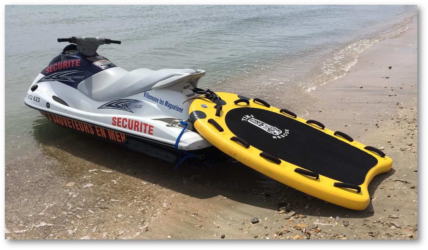 Wave boat inflável SLED for jet ski TIKI FACTORY