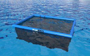 piscina flutuante