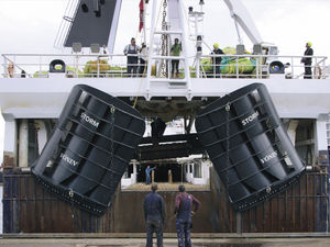 porta para rede de arrasto