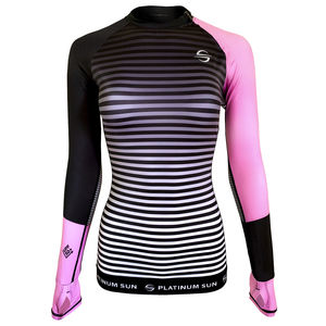 camiseta de lycra de mangas longas / de mulher