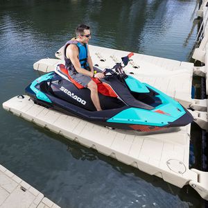 píer flutuante / para atracação a seco / para jet-ski / em polietileno