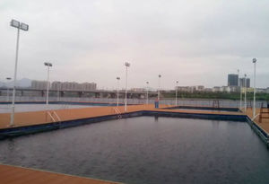 piscina flutuante