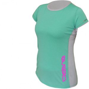 camiseta de lycra de mulher