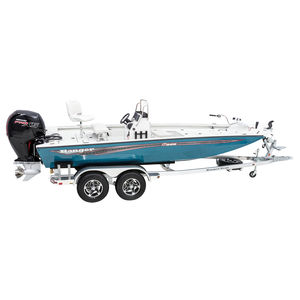 bass boat com motor de popa