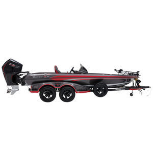 bass boat com motor de popa