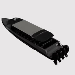 barco profissional barco-patrulha