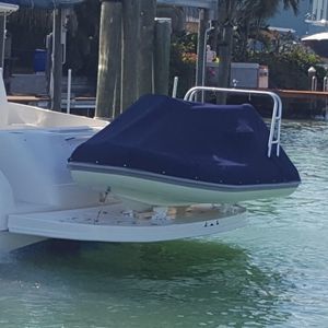 suporte para bote auxiliar para barco 1