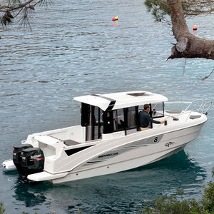 barco de pesca-passeio com motor de popa / bimotor / com casa do leme / máx. 8 pessoas