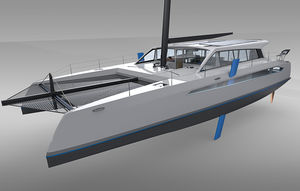 iate à vela catamarã