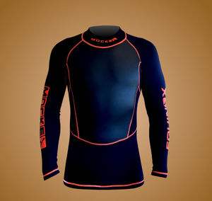 camiseta de neoprene de mangas longas