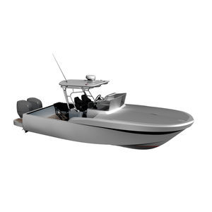 lancha Cabin Cruiser com motor de popa