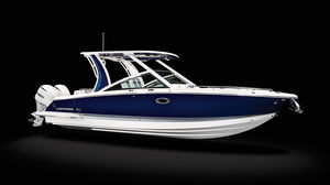 lancha de proa aberta com motor de popa / bimotor / com console dupla / bowrider