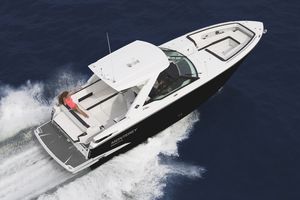lancha de proa aberta com motor de centro / com console dupla / bowrider / para esqui aquático