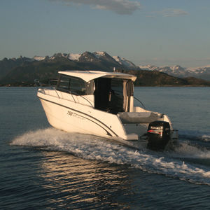 lancha Cabin Cruiser com motor de popa / em cabine fechada / de pesca esportiva / máx. 8 pessoas