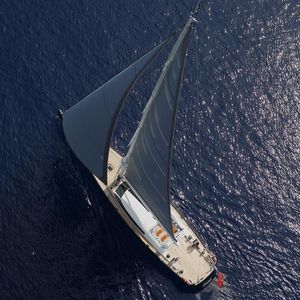 super iate à vela de luxo de cruzeiro / de popa aberta / em alumínio / sloop