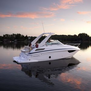 lancha Cabin Cruiser com motor de centro / open / com console dupla / trawler