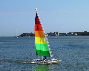 catamarã esportivo de lazer / catboat