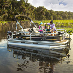 pontoon boat com motor de popa 1