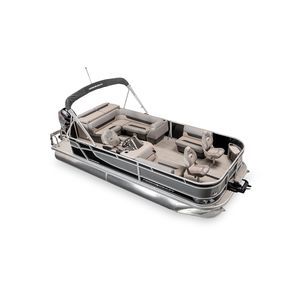 pontoon boat com motor de popa