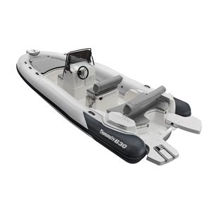 barco inflável com motor de centro 1