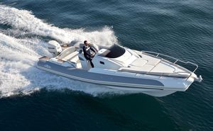 barco inflável com motor de popa / semirrígido / com console central / máx. 10 pessoas