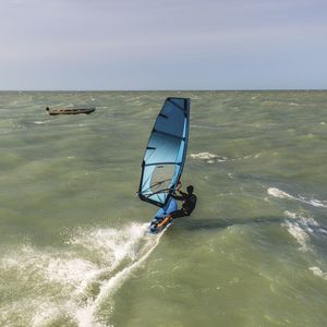 vela para prancha de Wave 1