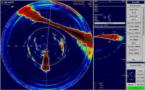 sonar de pesca para barco