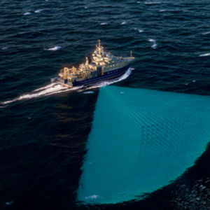 sonar de pesca para barco de pesca profissional