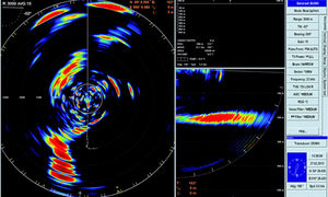 sonar de pesca para barco