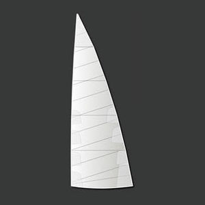 vela mestra / para veleiro de cruzeiro / cross-cut / de poliéster