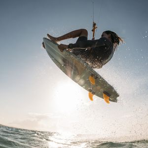 prancha de kitesurf surfe