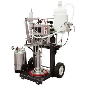 máquina de projeção de adesivo