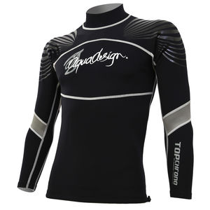 camiseta de neoprene de mangas longas