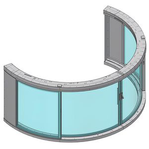 porta de vidro para iate