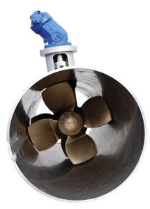 propulsor de proa / para navio / hidráulico / tipo túnel