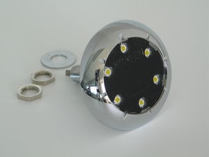 iluminação subaquática para barco