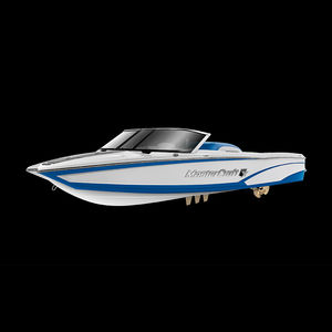 deck-boat com motor de centro