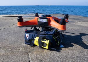 drone de quatro rotores