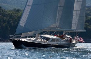 iate à vela de cruzeiro / tradicional / de popa aberta / ketch