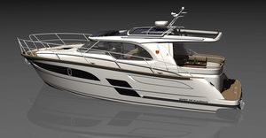 lancha Express Cruiser com motor de centro