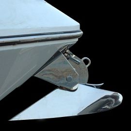 âncora tipo Delta / para barco / em aço inox